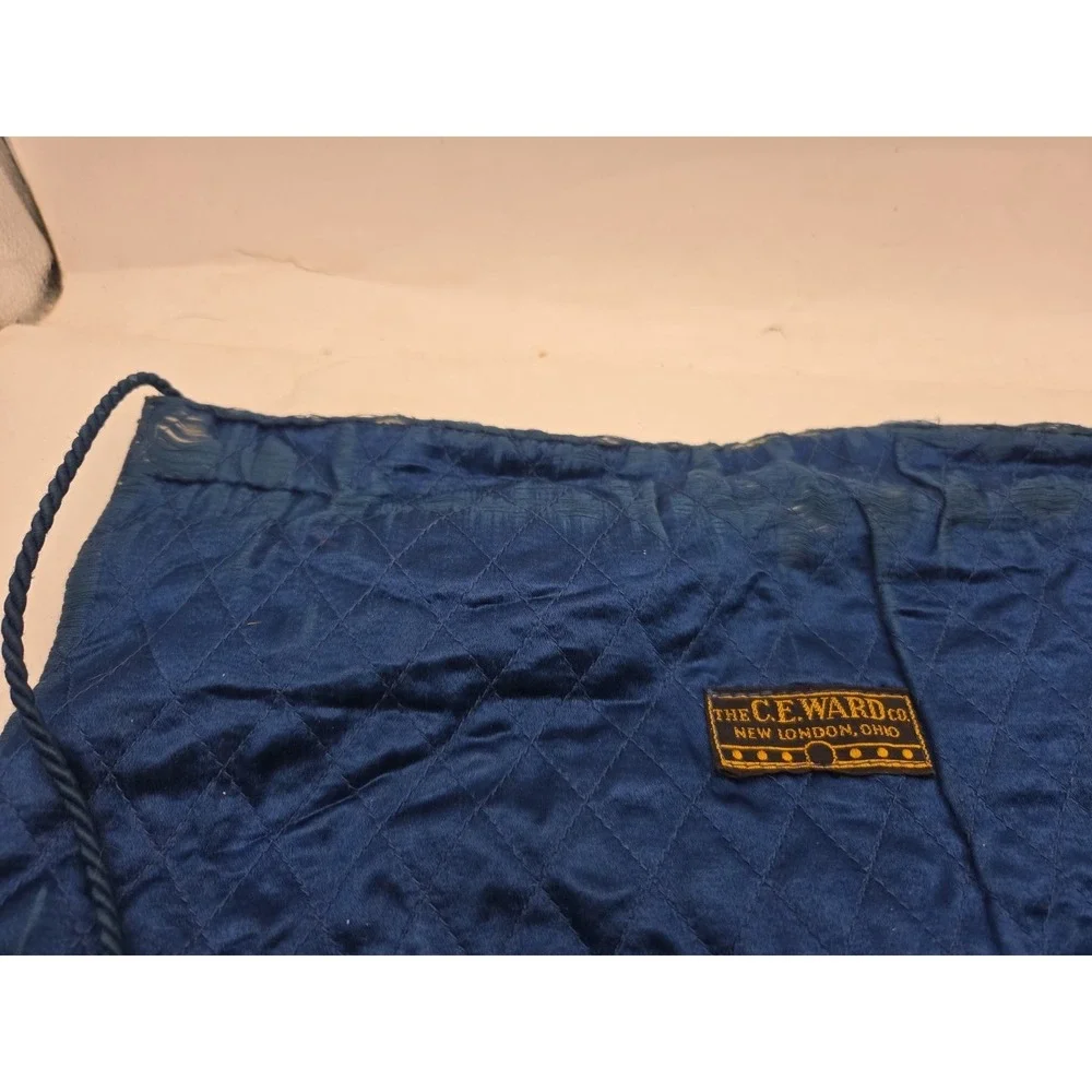 Vintage Masonic Master Mason Blue Lodge Apron w/ Eye Symbol C.E Edward